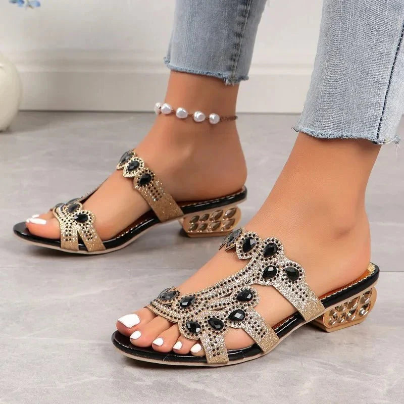 Solandra | Elegant Jeweled Women’s Sandals