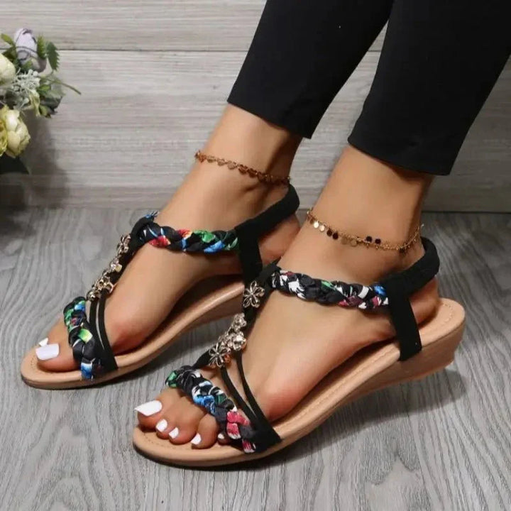 Camila | Boho Braided Summer Sandals