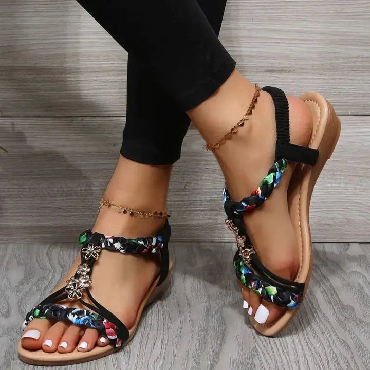 Camila | Boho Braided Summer Sandals