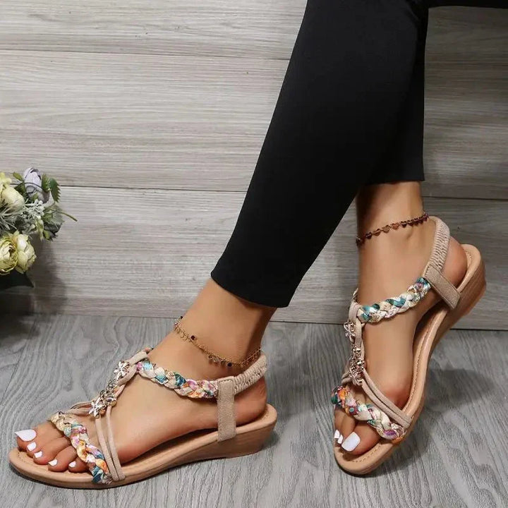 Camila | Boho Braided Summer Sandals