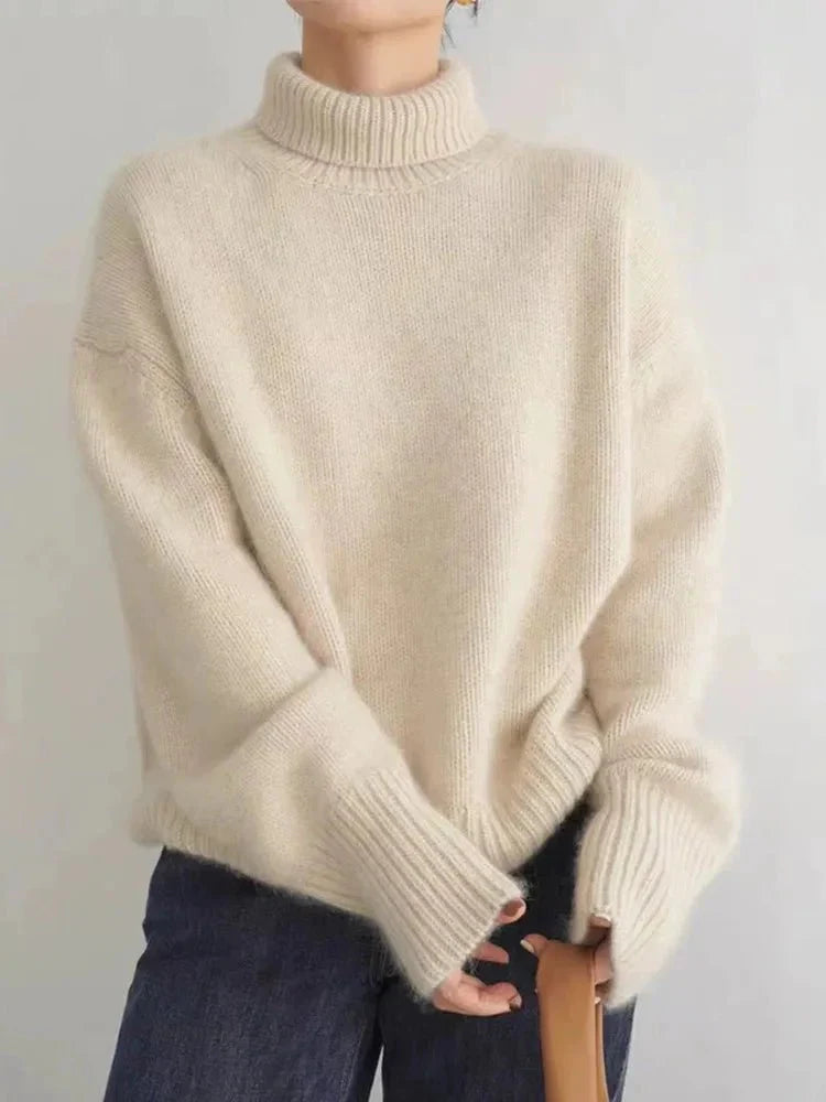 Lilly - Turtleneck Comfy Sweater