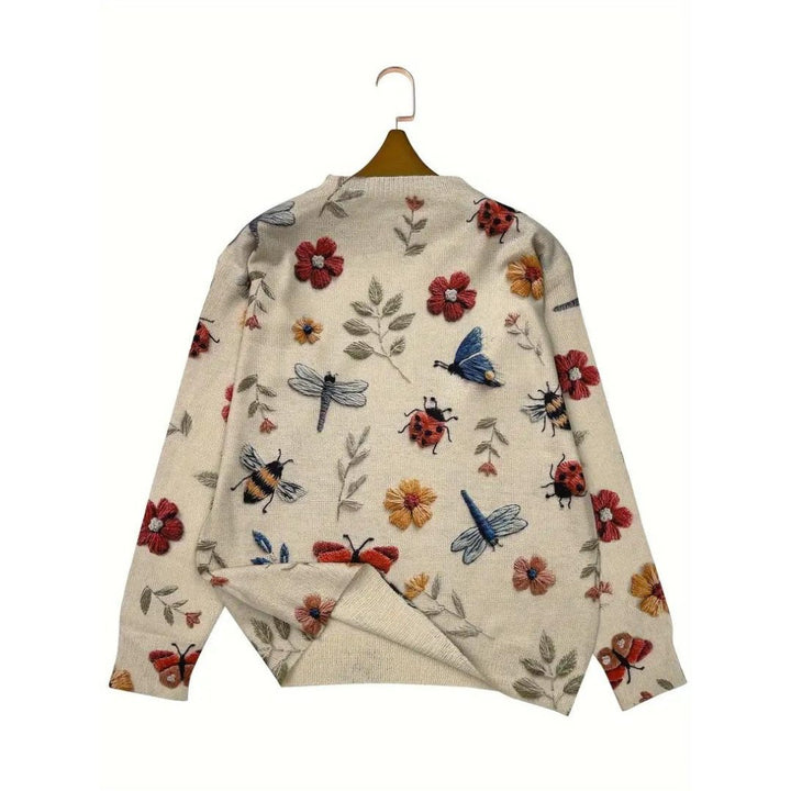 Luna | Floral Turtleneck Sweater