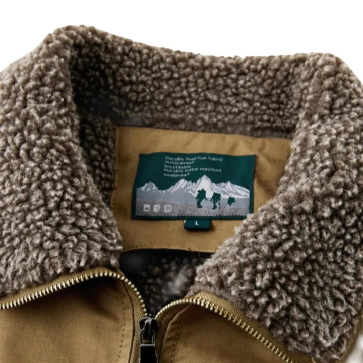 Jan Sherpa-Lined Bomber Jacket