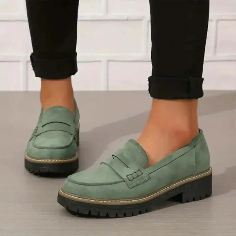 Danika | Comfortable Chunky Loafer Shoes