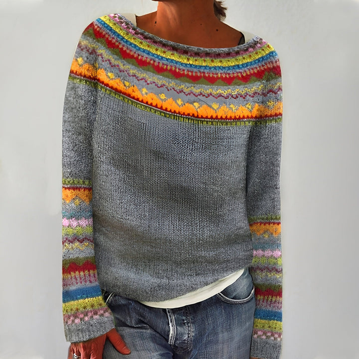 Nina | Retro Knitted Sweater