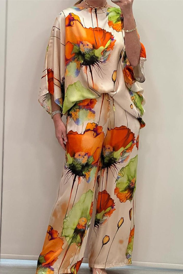 Elira | Flowing Floral Two-Piece Set