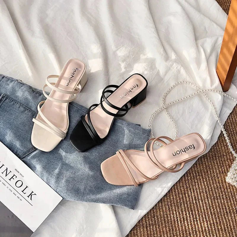 Celestine | Strappy Block Heel Sandals